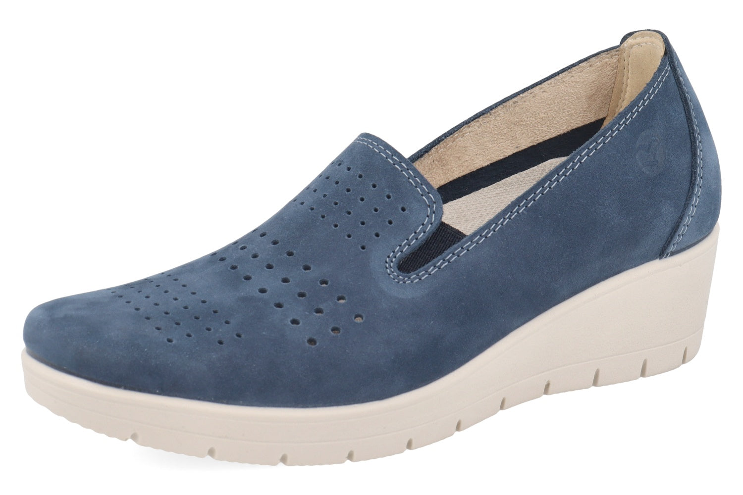fly-flot-damen-schn-rschuh-aus-leder-memory-fu-bett-4-8-cm-sohle image 1