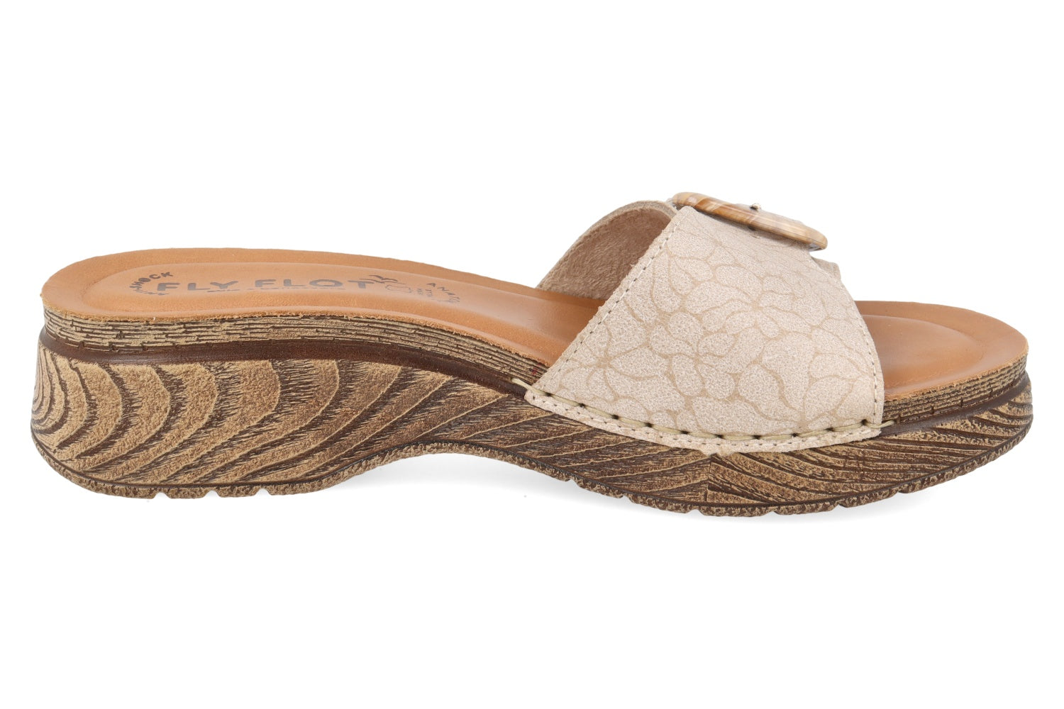 fly-flot-damen-pantoffel-leder-mit-schnalle-anti-shock-4-5-cm-sohle image 4