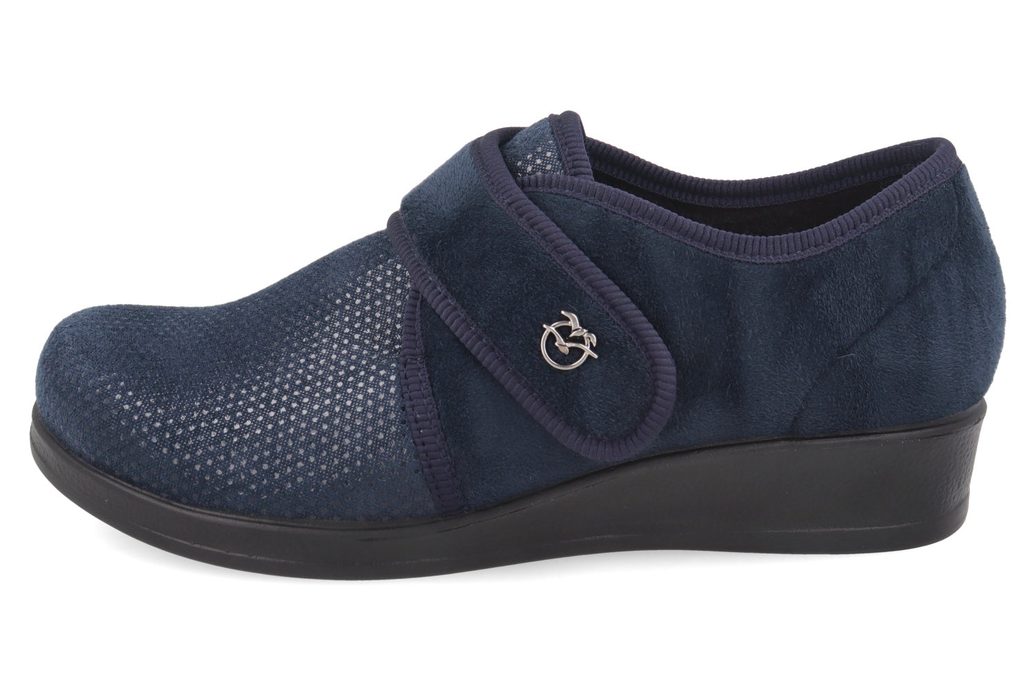 fly-flot-damen-pantoffel-elastische-microfaser-mit-klettverschluss image 3