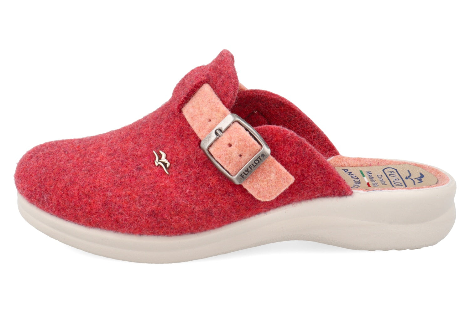 fly-flot-damen-pantolette-microfaser-mit-schnalle-3-cm-sohle image 3