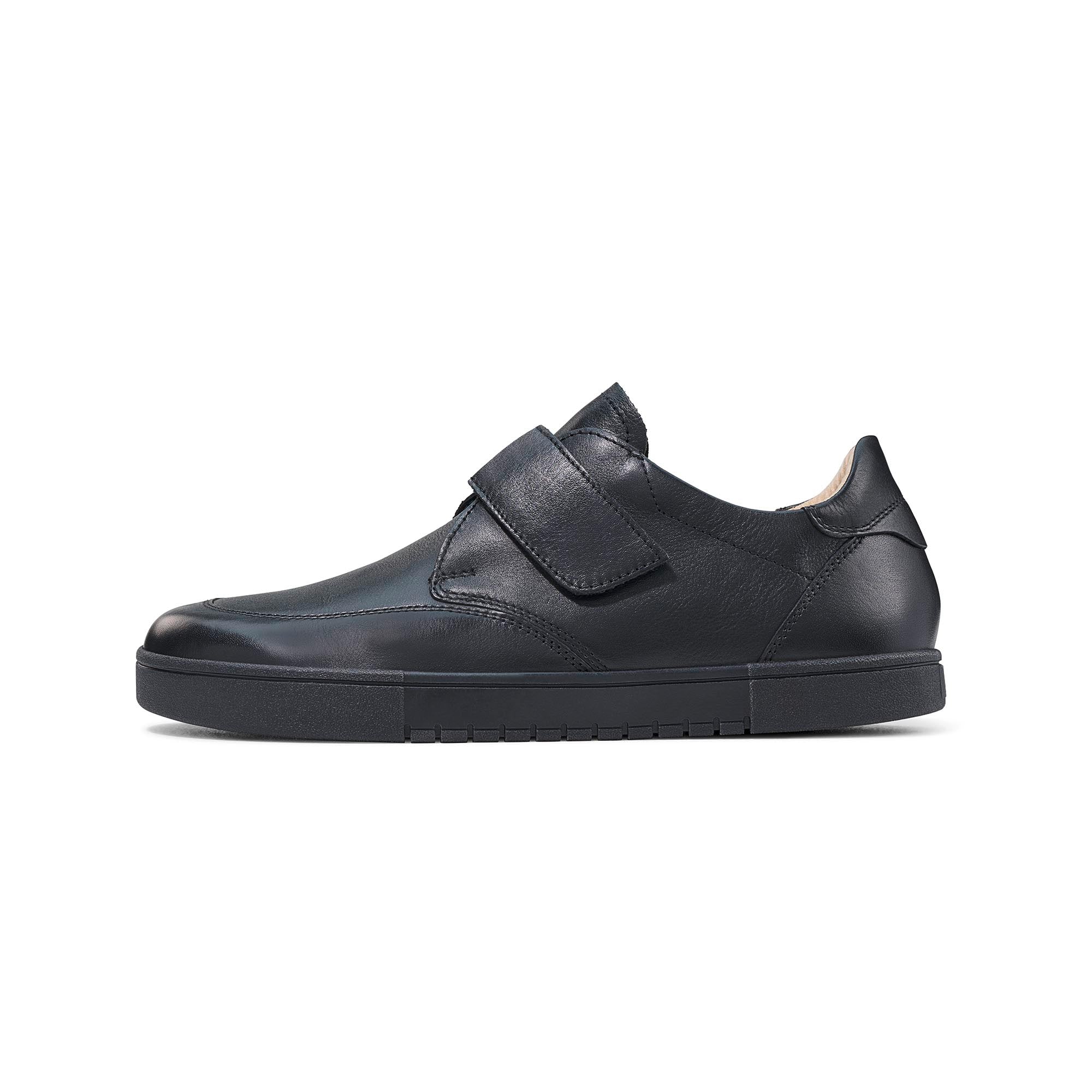 b-r-benno-herren-slipper-grau-schwarz-casual-leder image 1
