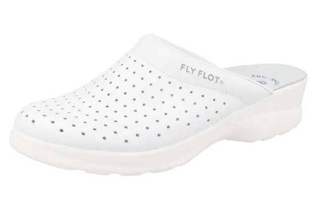 fly-flot-damen-pantolette-ciabatta-aus-gelochtem-leder image 1