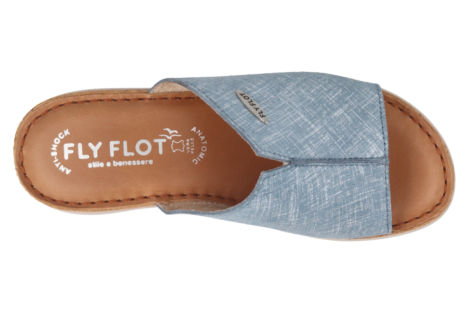 fly-flot-damen-pantolette-aus-leder-mit-anti-shock-fu-bett image 2