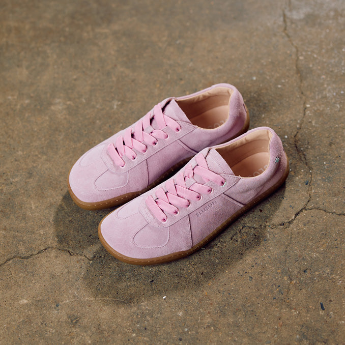 blusun-blsn-200w-damen-barfu-sneaker-lilac-pink-veloursleder image 2