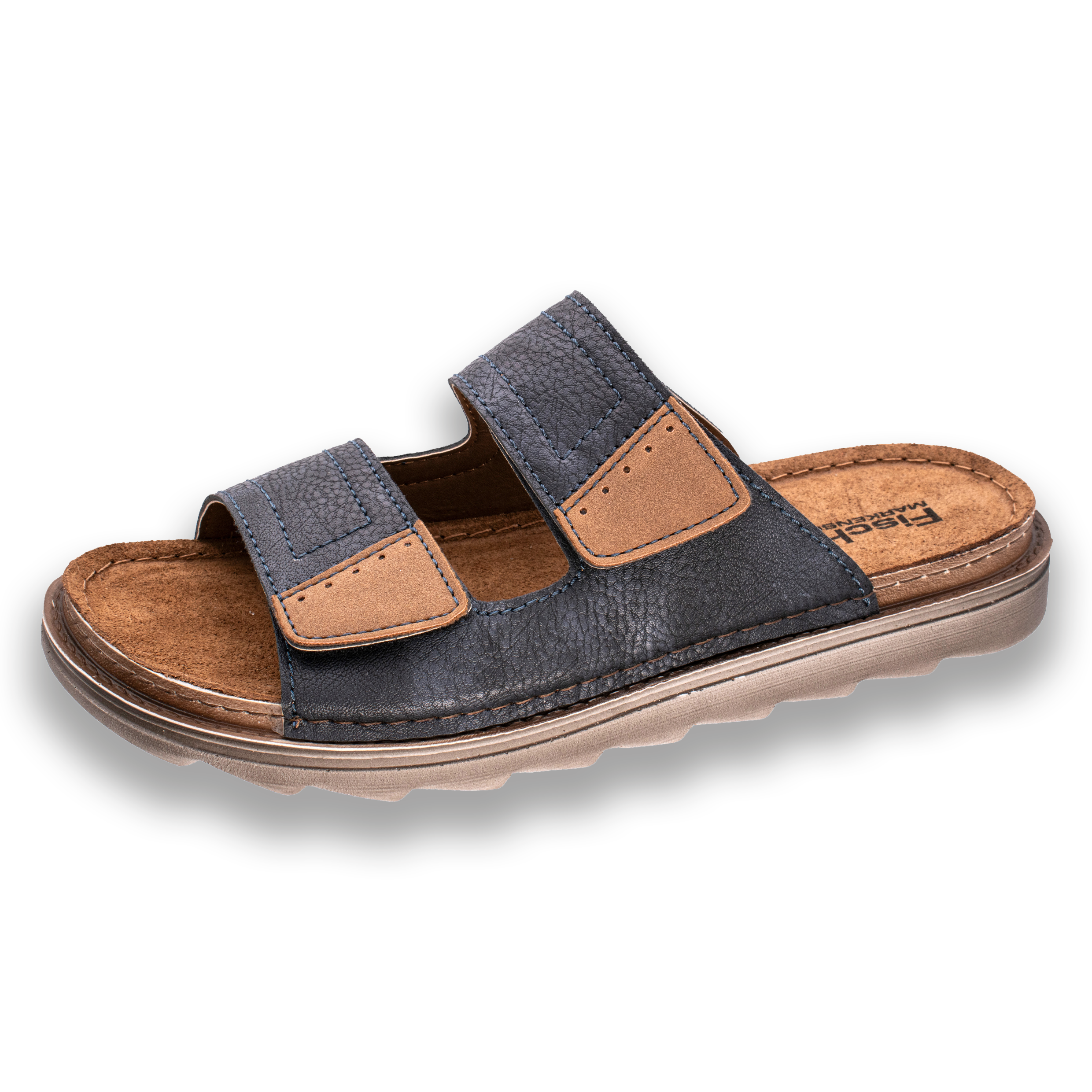 fischer-markenschuh-herren-pantolette-lars-566662-mit-klett image 2