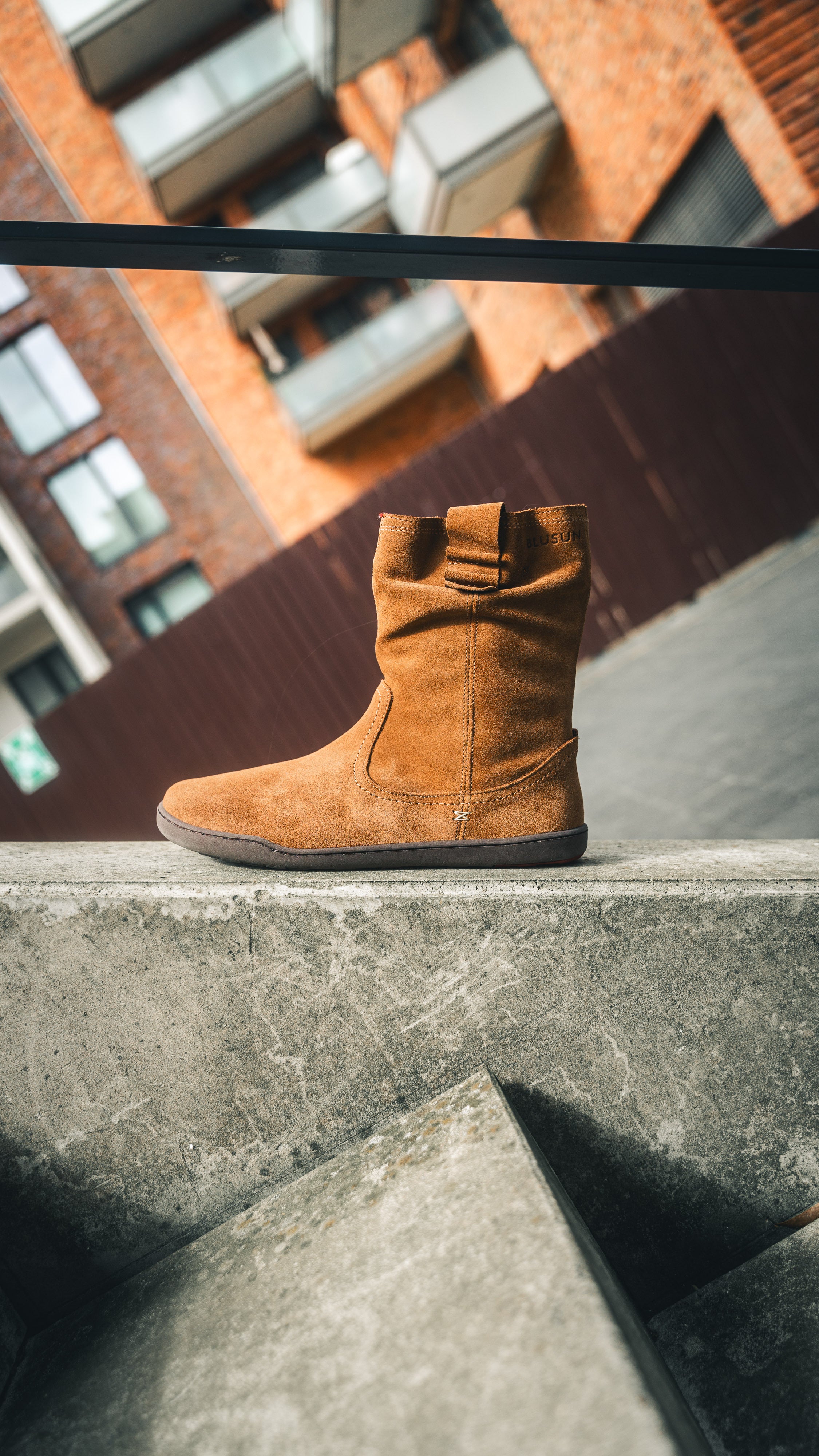 blusun-blsn-400w-damen-barfu-schaftstiefel-camel-veloursleder image 2