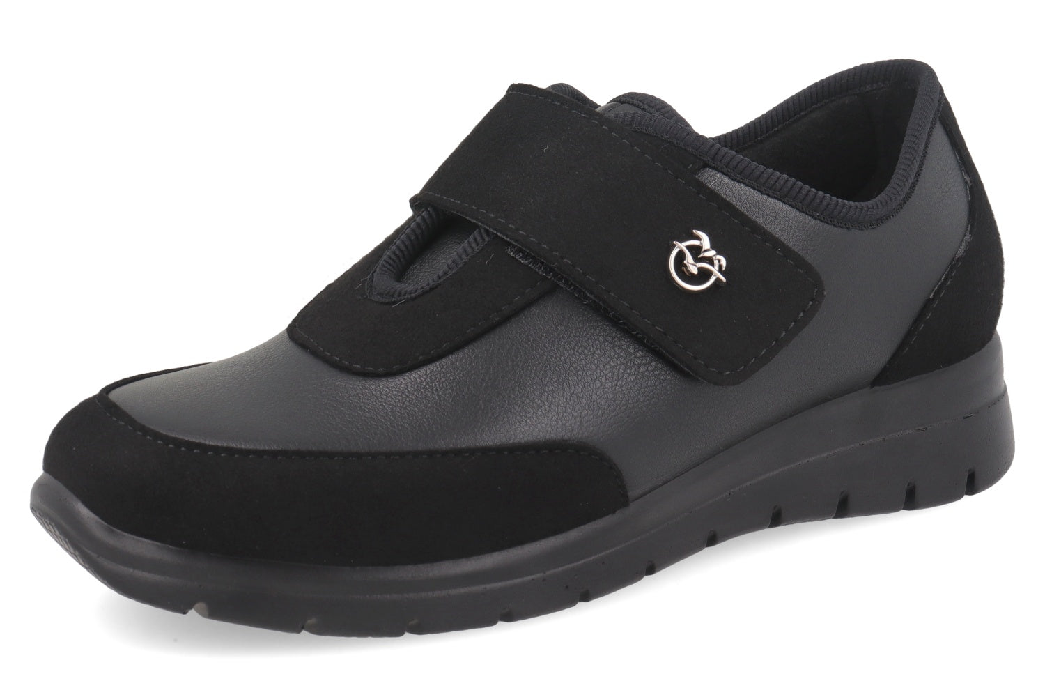 fly-flot-damen-schuhe-aus-elastischer-mikrofaser-mit-klett-und-memory-fu-bett image 1