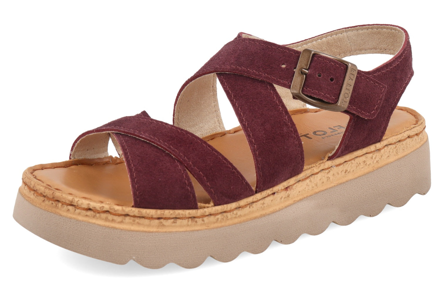 fly-flot-damen-sandale-ecoleder-mit-schnalle-4-cm image 5