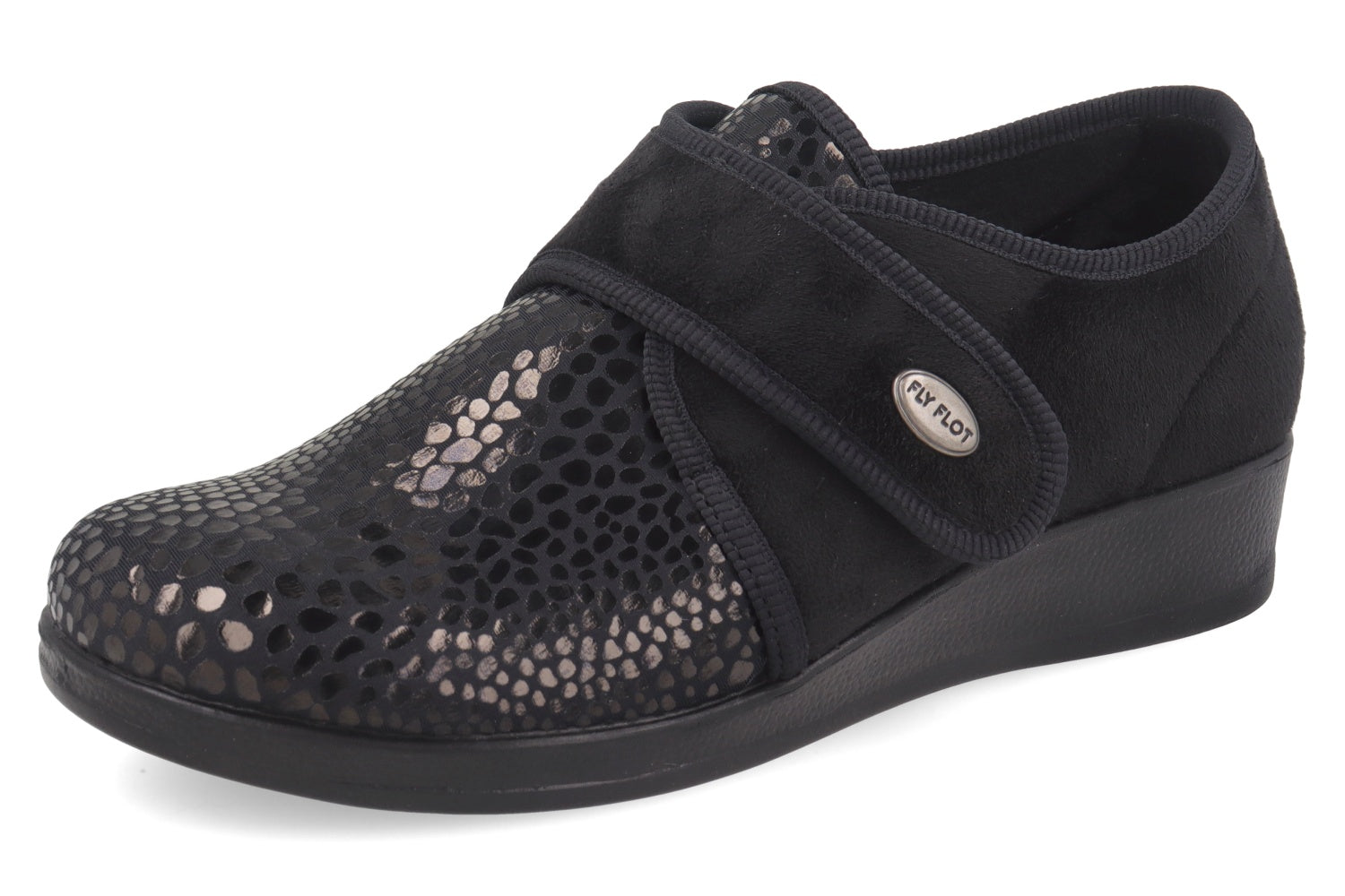 fly-flot-damen-pantoffel-aus-elastischer-mikrofaser-mit-klett image 5