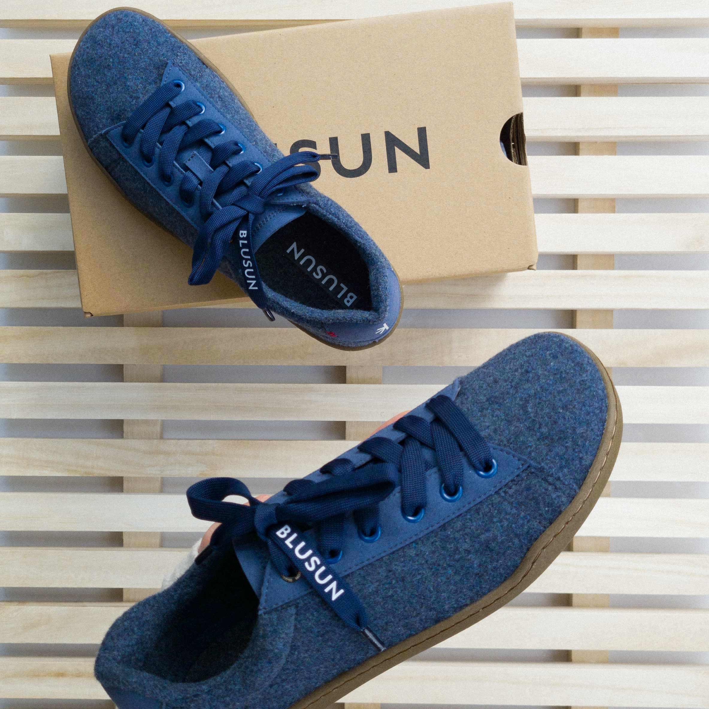 blusun-blsn-102w-sneaker-damen-blau-wolle image 2