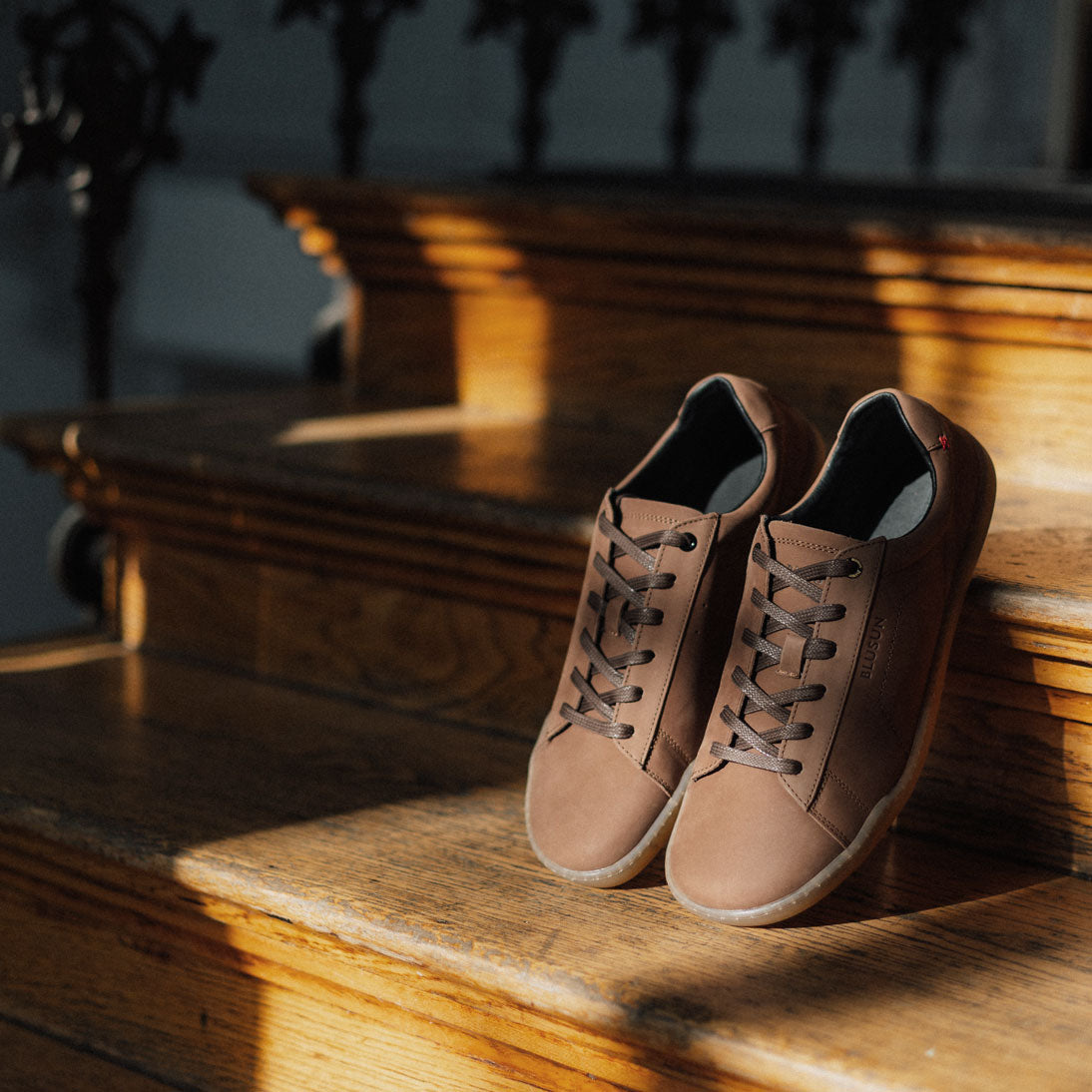 blusun-blsn-100m-herren-barfu-schuh-brown-nubukleder image 2
