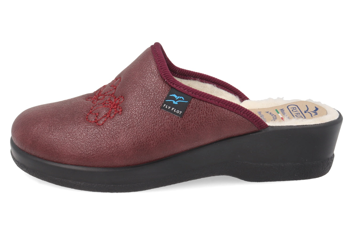 fly-flot-damen-pantolette-mit-echter-wolle-gef-ttert image 7