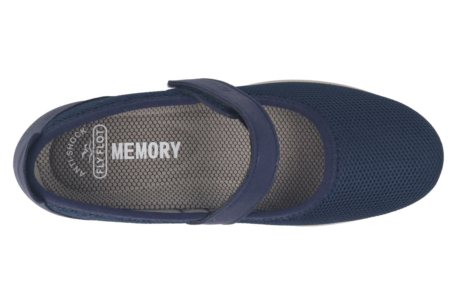 fly-flot-damen-schuh-netz-elastik-klett-memory-4-cm image 2