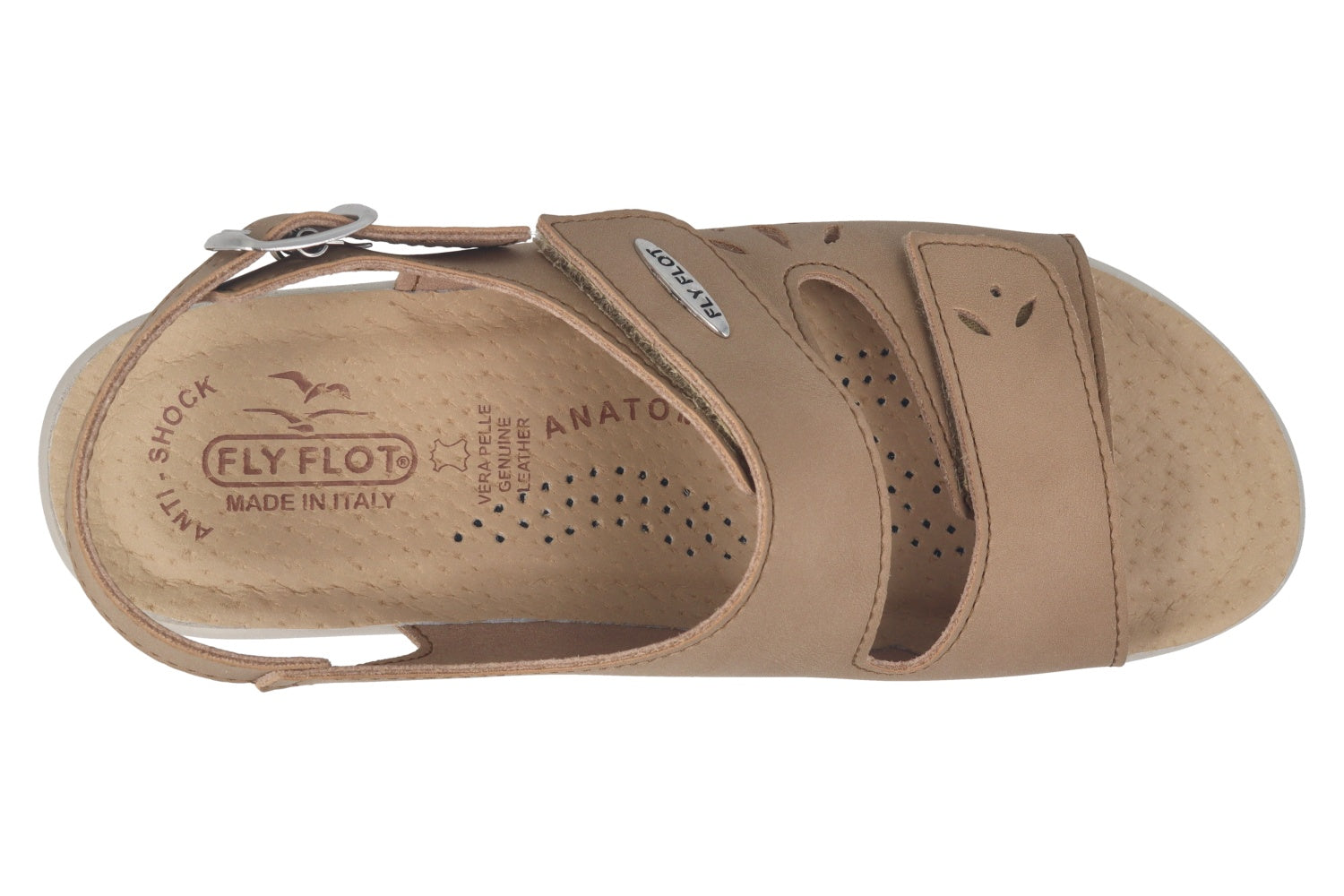 fly-flot-damen-sandalo-sandale-aus-eco-leder-mit-klett-und-4-cm-keilsohle image 2