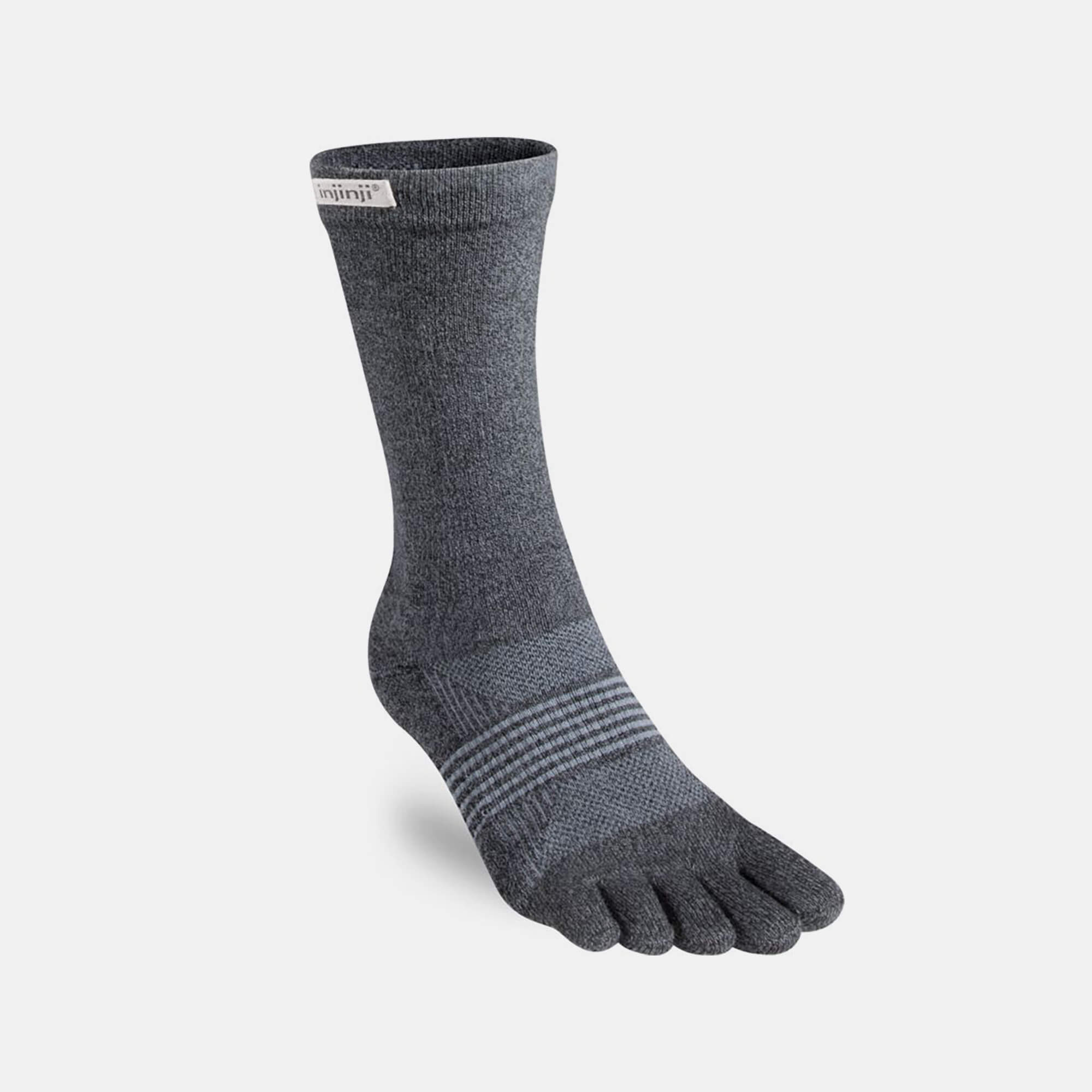 b-r-injinji-trail-zehensocken-grau-mit-coolmax-f-r-balance-und-grip image 2