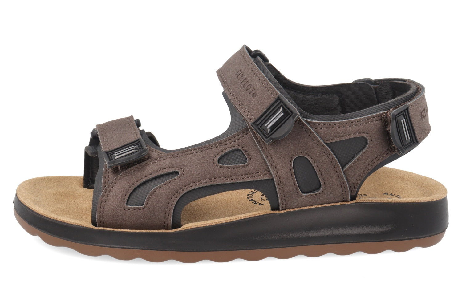 fly-flot-herren-sandale-ecopelle-mit-klett-und-leder-fu-bett image 7