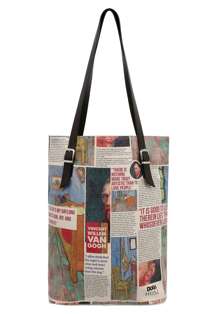 dogo-muse-tall-bag-vegane-damen-umh-ngetasche-vincent-van-gogh-lost-mind image 3