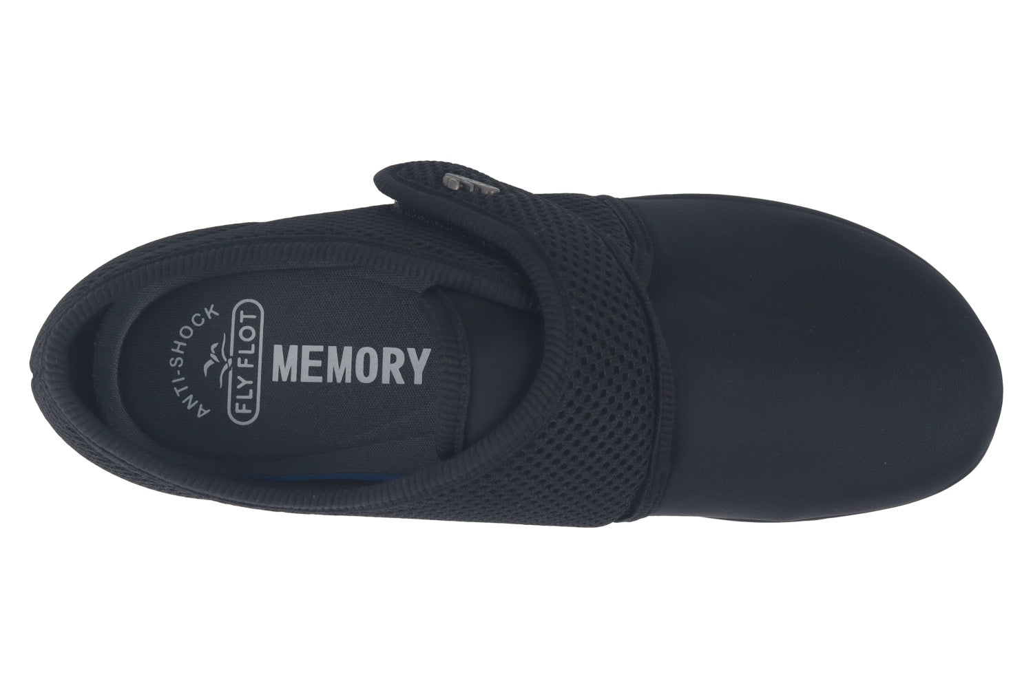 fly-flot-damen-hausschuh-elastische-microfaser-mit-klett-memory image 6