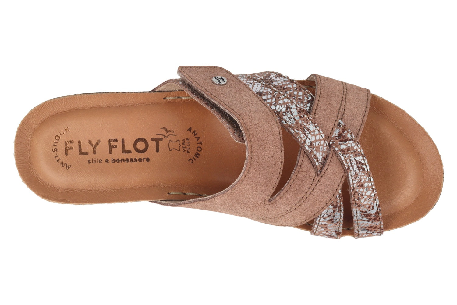 fly-flot-ciabatta-da-donna-in-pelle-damen-leder-pantolette-klett image 2