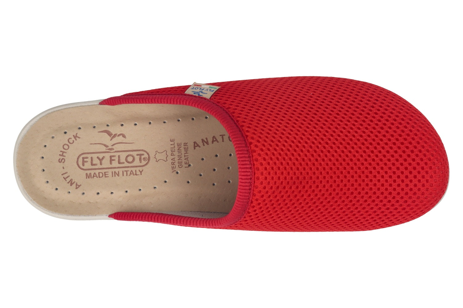 fly-flot-damen-pantolette-elastisches-netz-anti-shock-lederfu-bett image 6