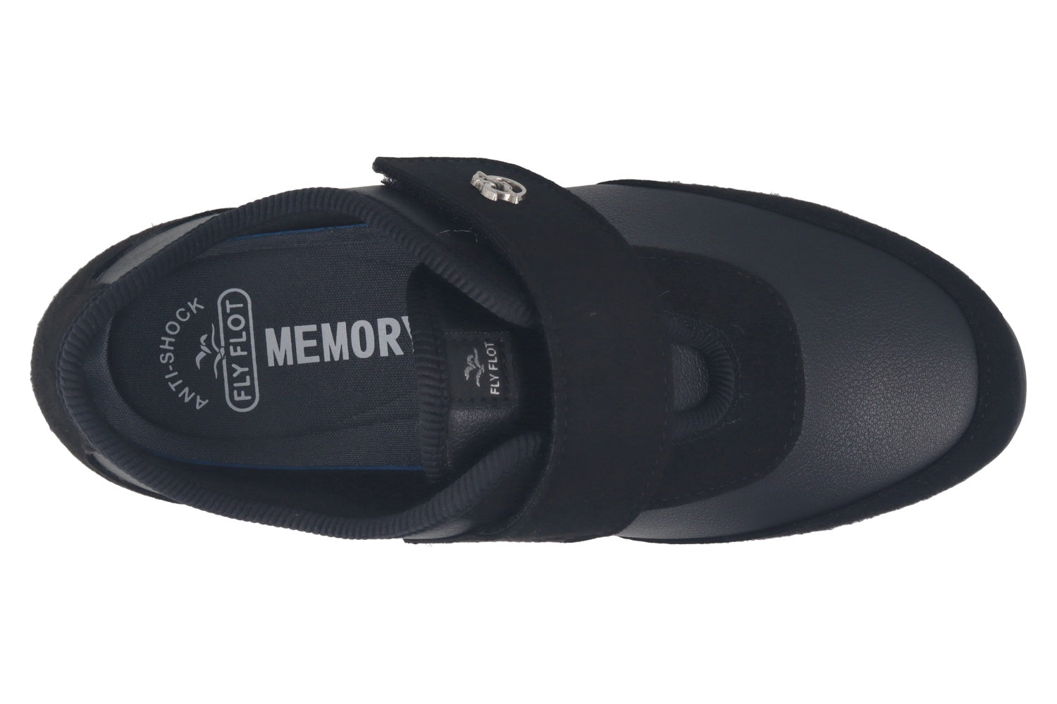 fly-flot-damen-schuhe-aus-elastischer-mikrofaser-mit-klett-und-memory-fu-bett image 2