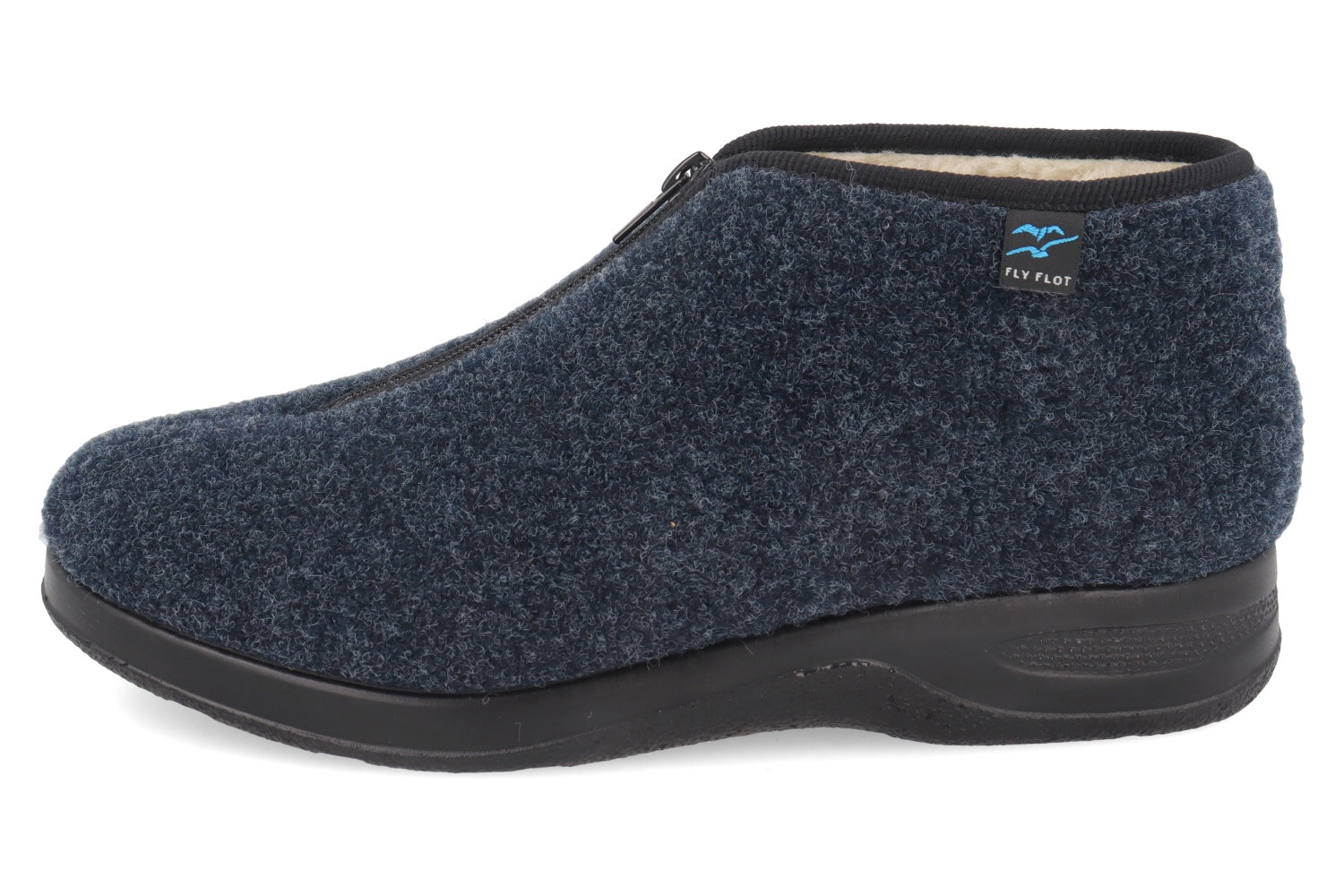 fly-flot-herren-hausschuh-mit-echter-wolle-rei-verschluss-4-cm-sohle image 3