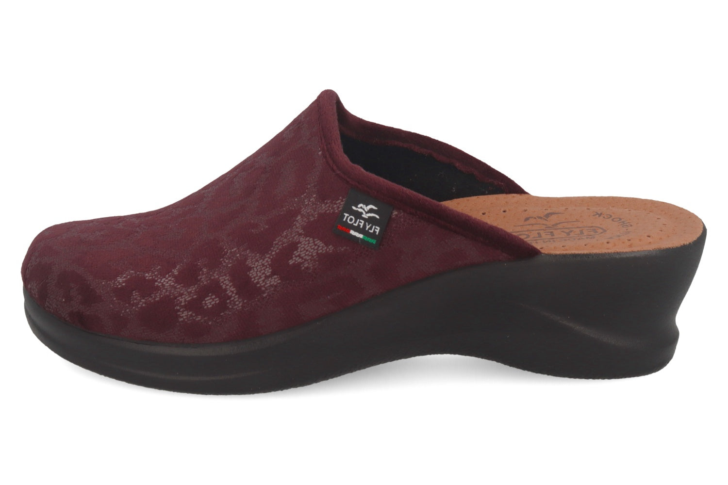 fly-flot-damen-pantolette-aus-weicher-microfaser-leder-fu-bett-5-cm-keilsohle image 3