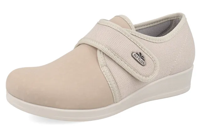 fly-flot-damen-pantoffel-aus-elastischer-microfaser-mit-klett image 1
