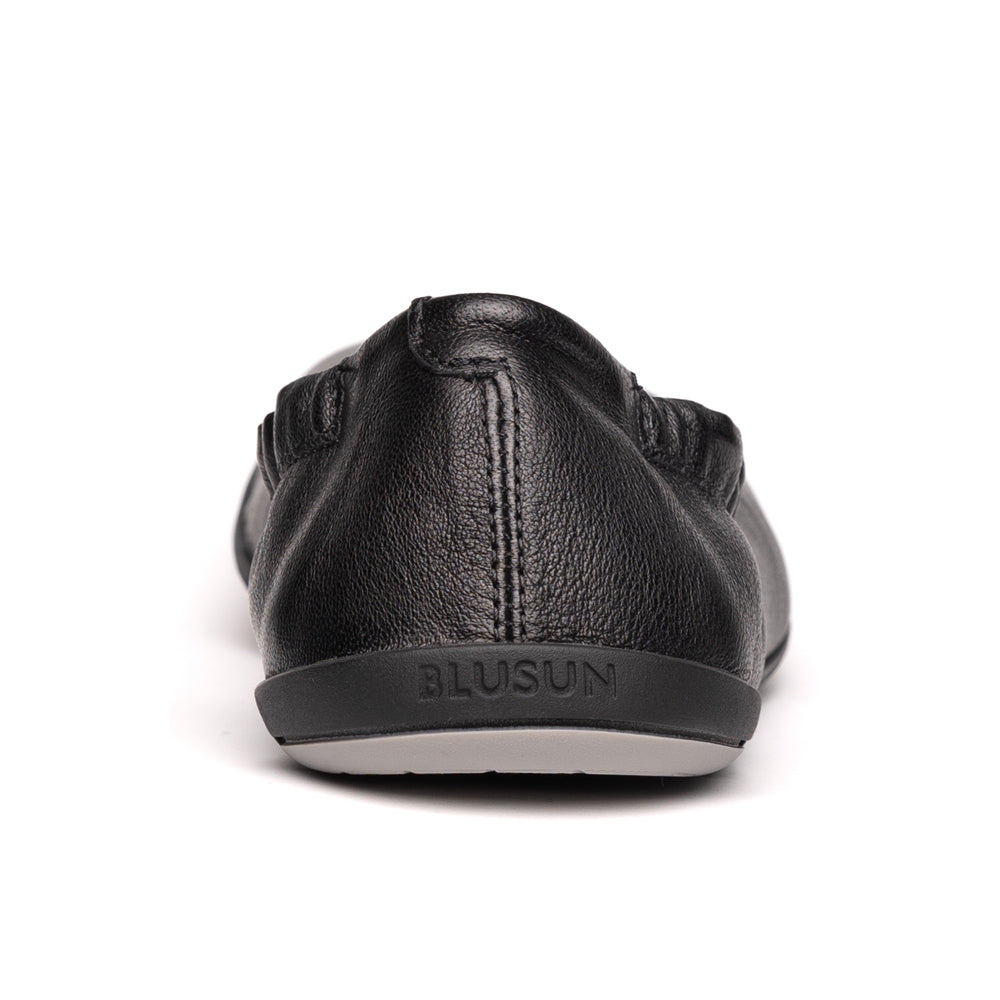 blusun-blsn-010w-barfu-ballerina-damen-schwarz-leder image 4