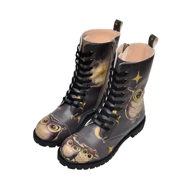 dogo-zipsy-owls-family-vegane-damen-halbschuhe image 1