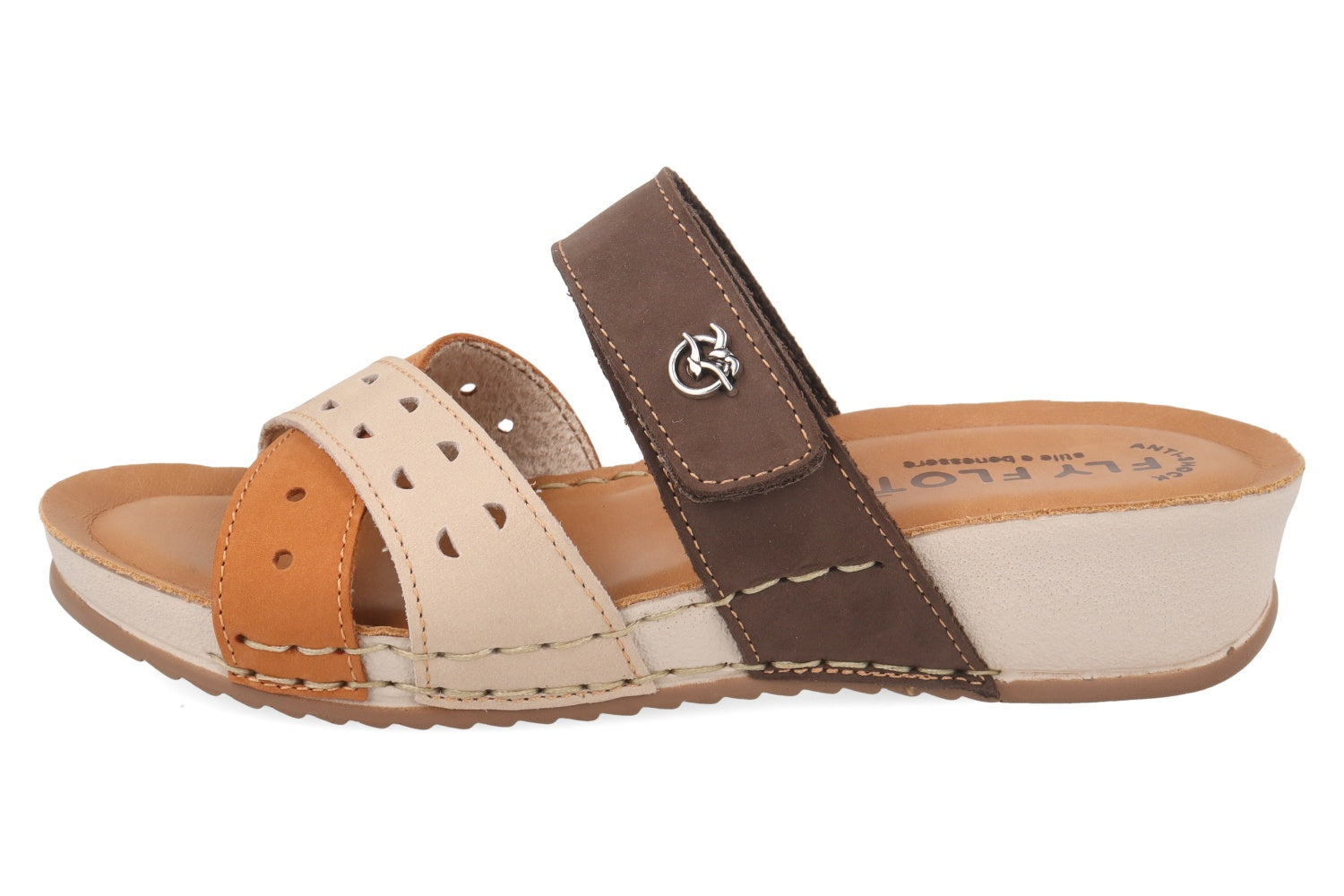 fly-flot-damen-pantolette-aus-leder-mit-klett image 3