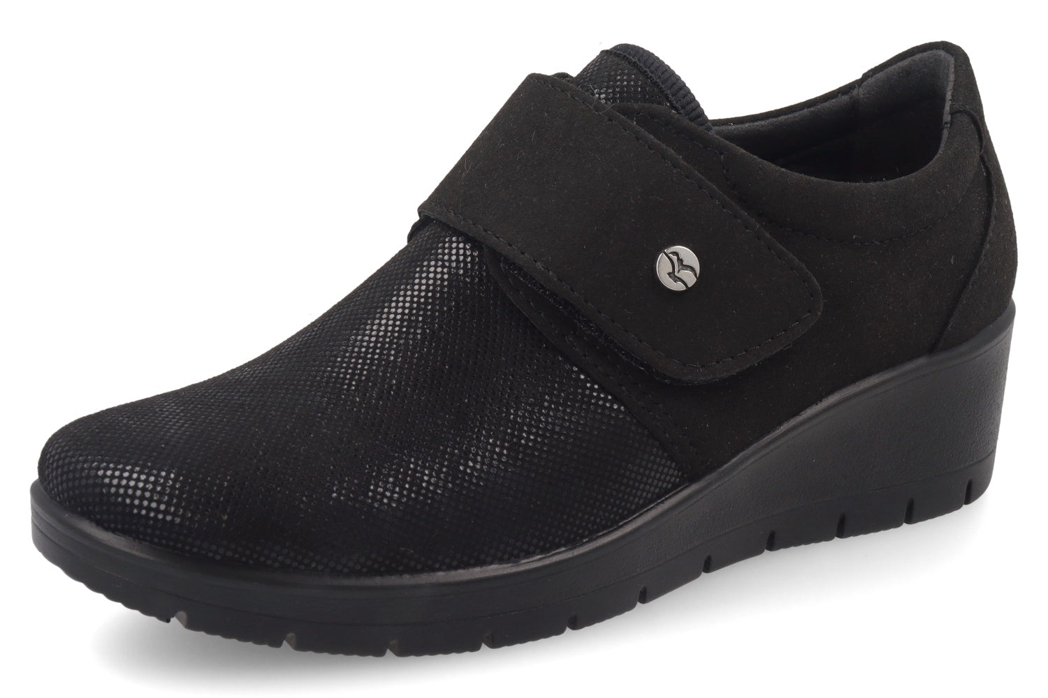 fly-flot-damen-schuhe-aus-elastischer-microfaser-mit-klett-memory-4-8-cm image 1