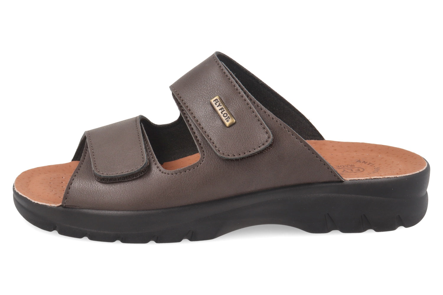 fly-flot-herren-pantolette-evopell-leder-mit-klett image 3
