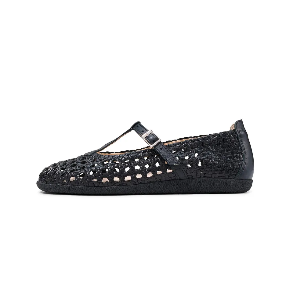 b-r-colleen-damen-ballerina-schn-rschuhe-elegant image 1