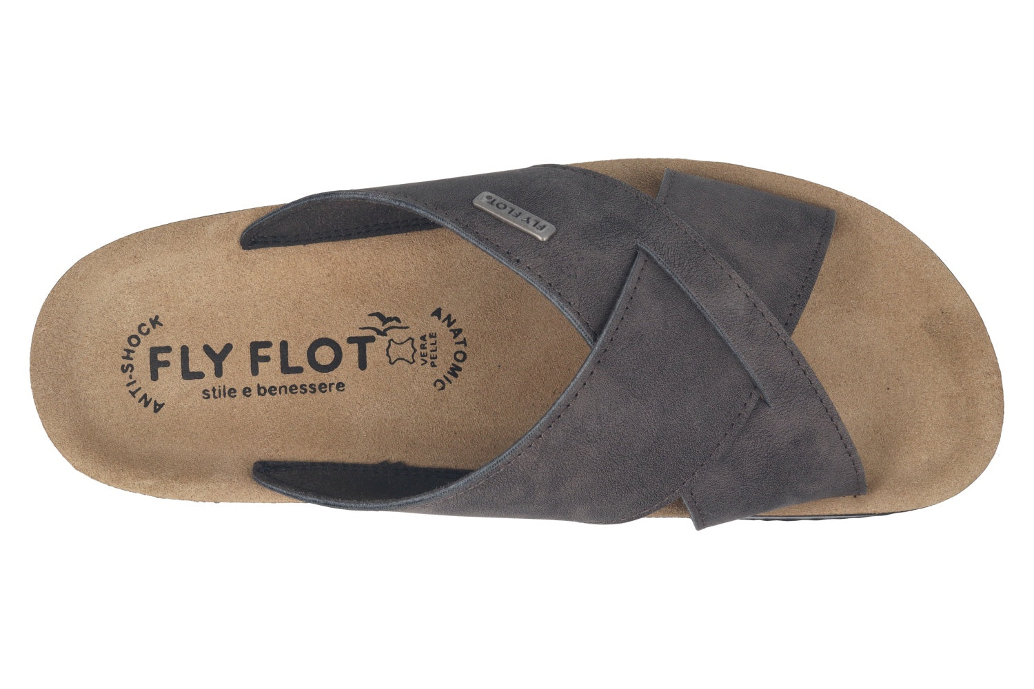 fly-flot-herren-pantolette-ecopelle-mit-leder-fu-bett image 2