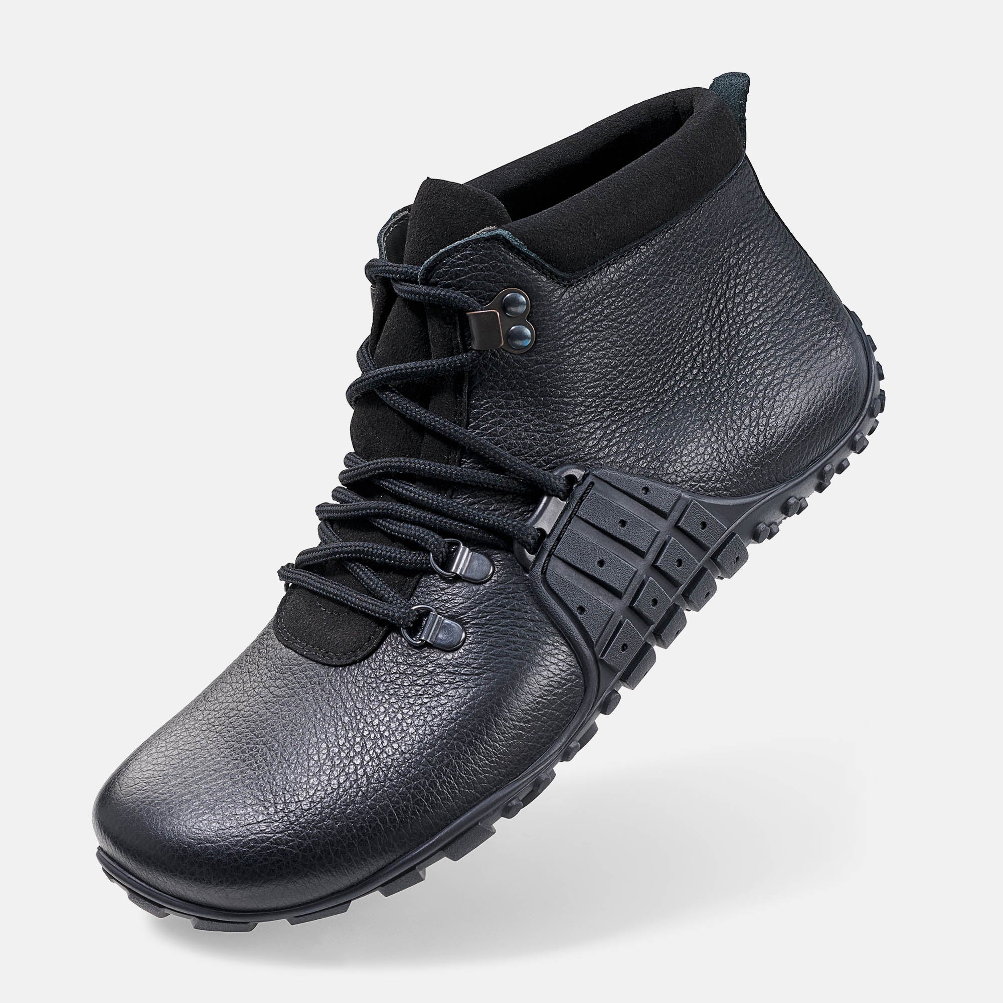 b-r-mountain-barefoot-wanderschuh-leder-braun-schwarz image 4