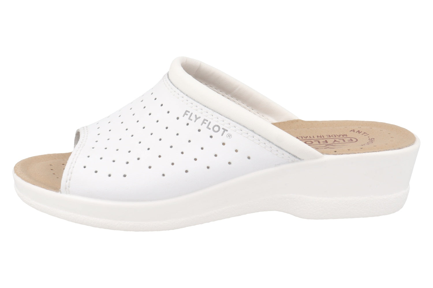 fly-flot-damen-pantolette-gelochtes-leder-4-cm image 3
