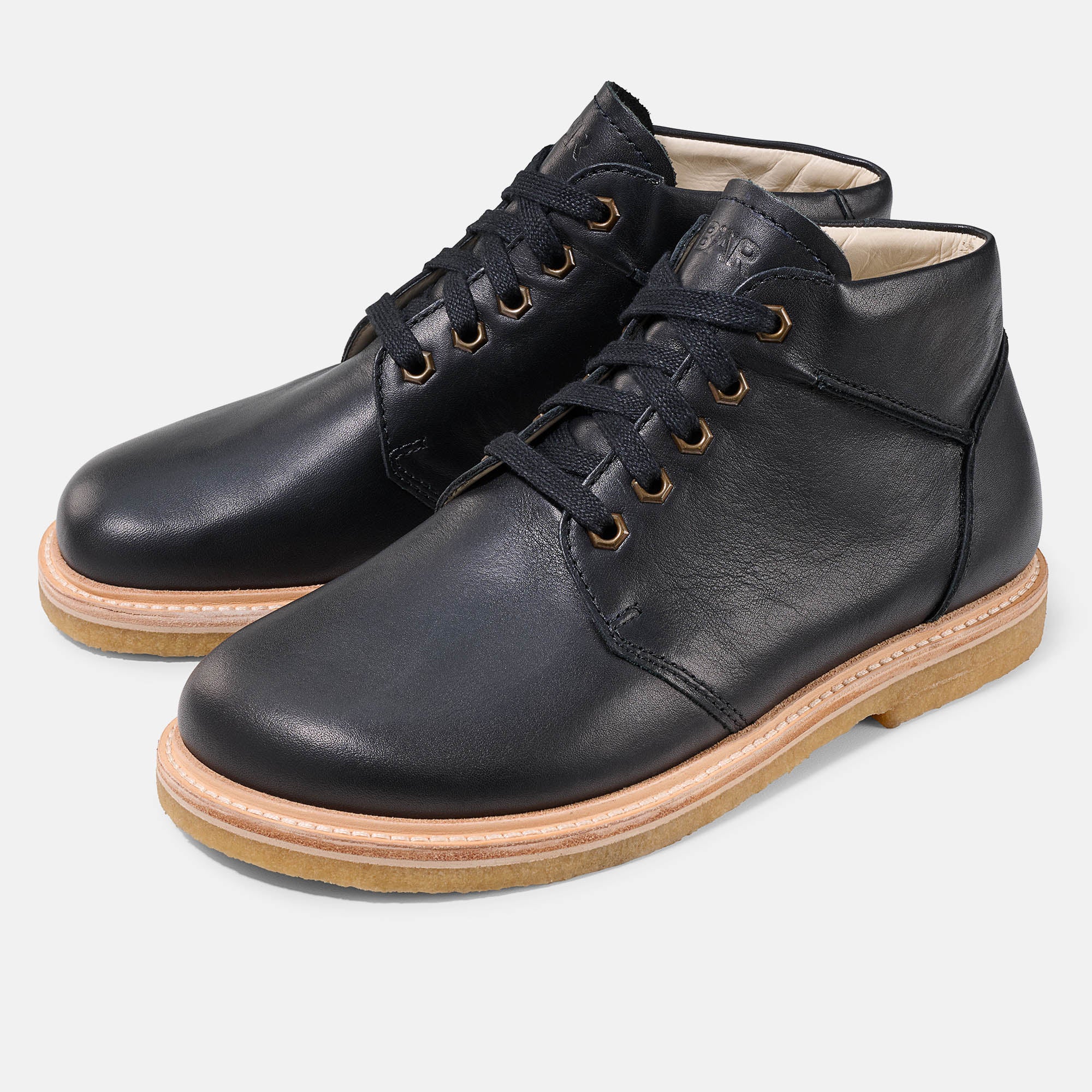 b-r-sean-herren-schn-rschuhe-naturkrepp-sohle-braun-schwarz image 2