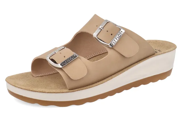 fly-flot-damen-pantolette-weiche-microfaser-mit-schnalle-lederfu-bett image 1