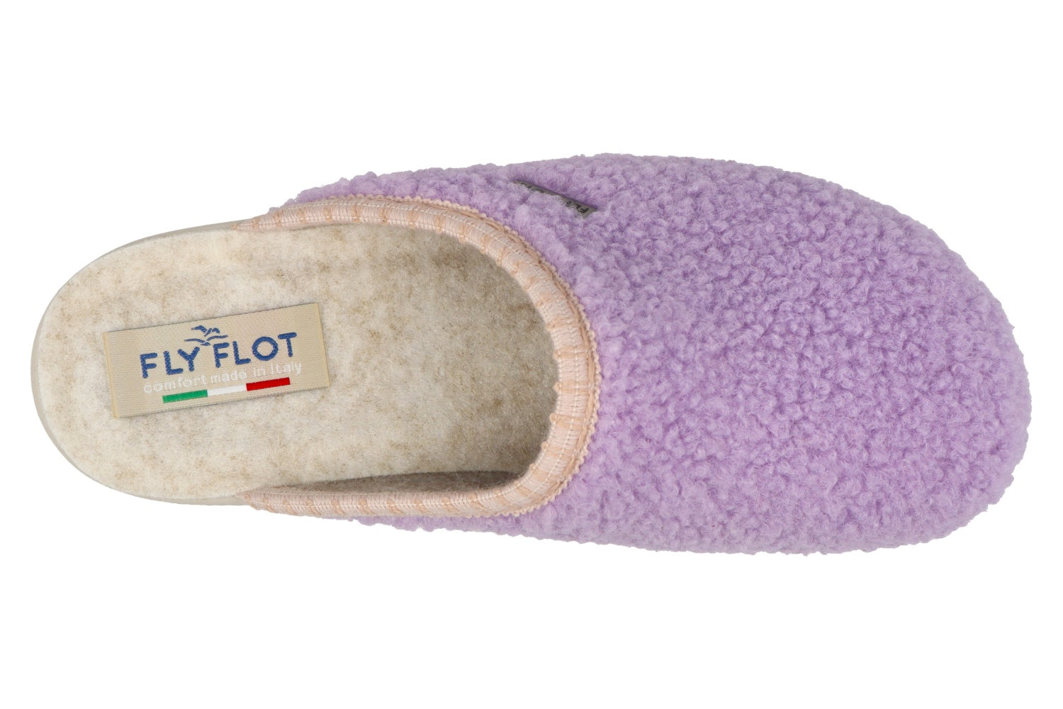 fly-flot-damen-ciabatta-aus-wollfilz-pantoffel-mit-3-cm-sohle image 2