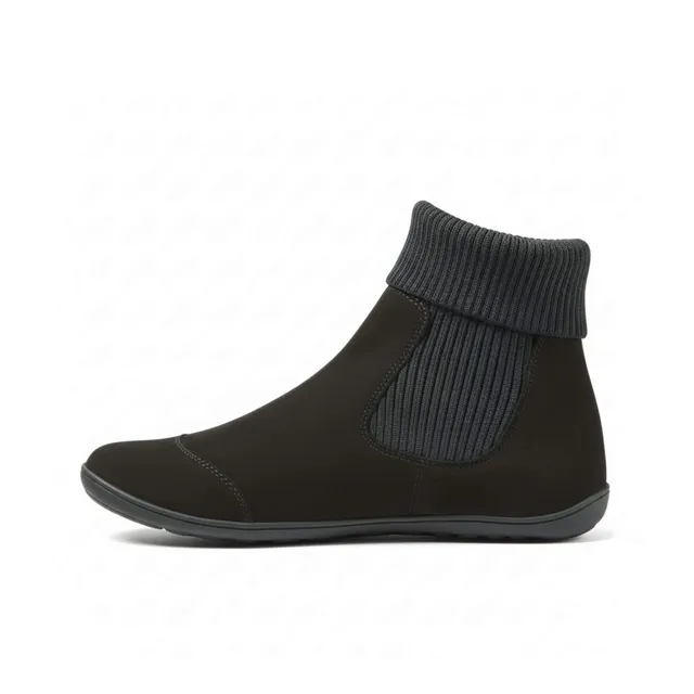 b-r-jody-damen-slipper-veloursleder-strick-filzfutter image 1