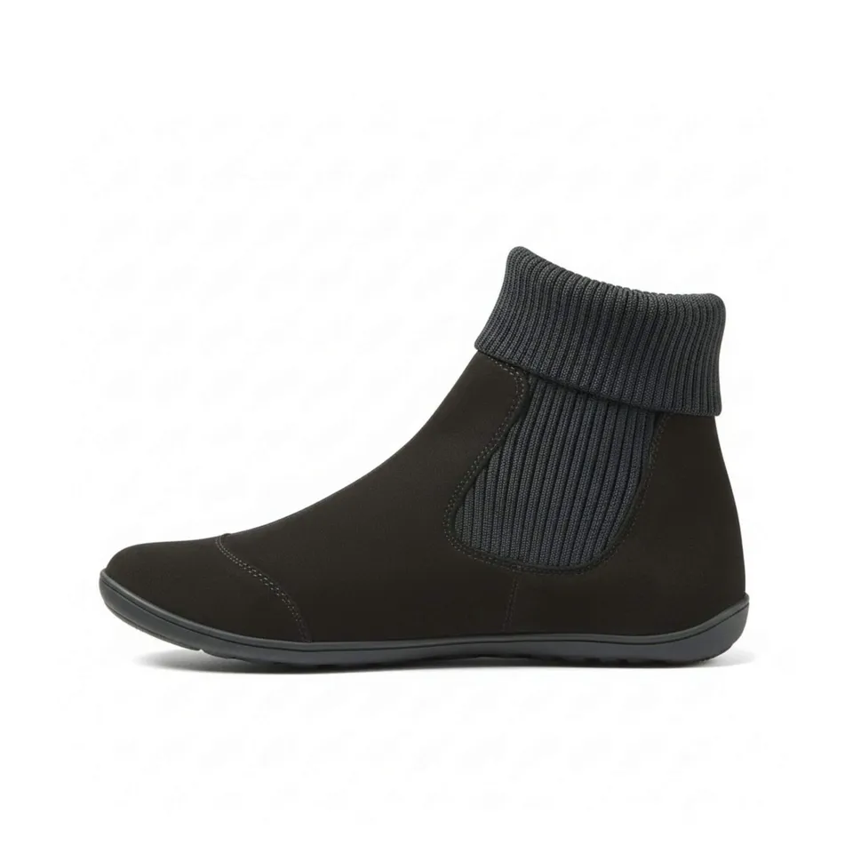 b-r-jody-damen-slipper-veloursleder-strick-filzfutter image 1