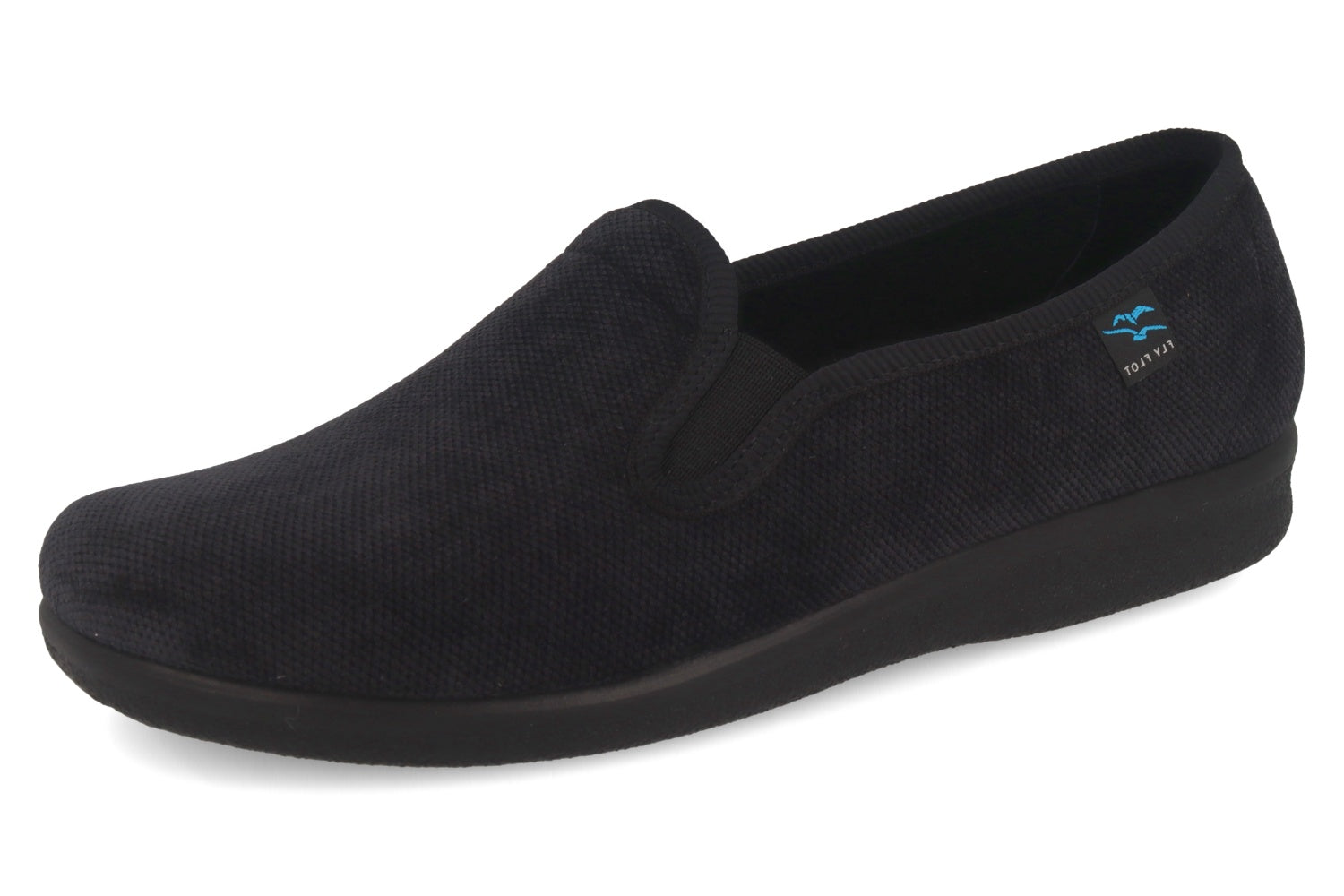 fly-flot-herren-pantoffel-aus-samt-mit-verstellbarem-gummi image 1