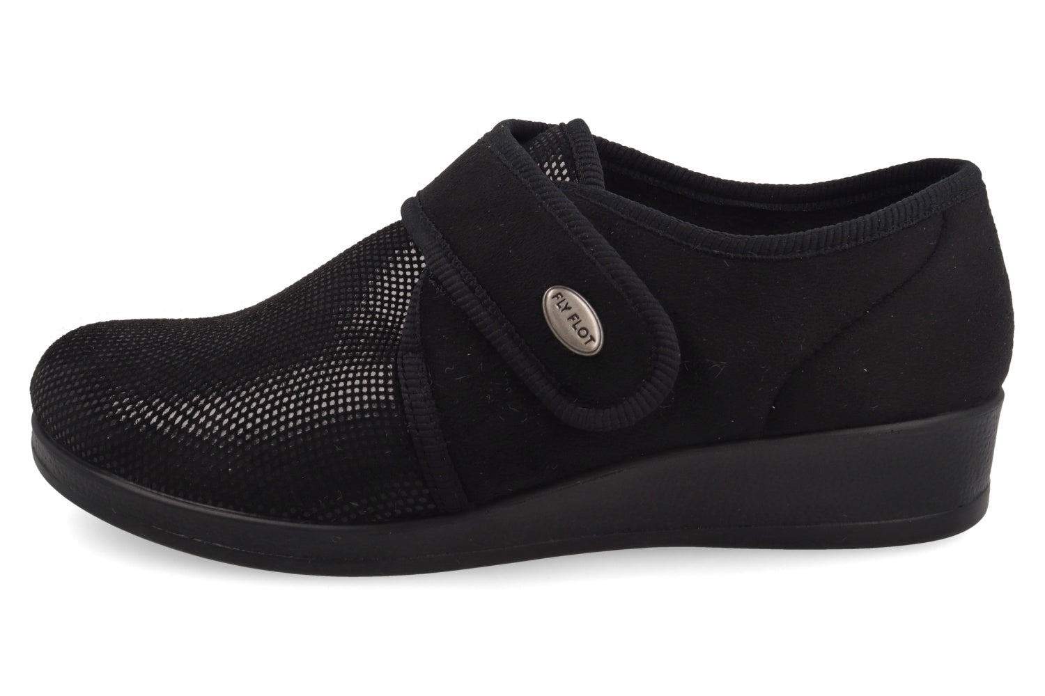 fly-flot-damen-pantofola-hausschuh-aus-elastischer-microfaser-mit-klett image 3