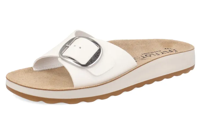 fly-flot-damen-pantolette-aus-ecopelle-mit-schnalle-hausschuh image 1