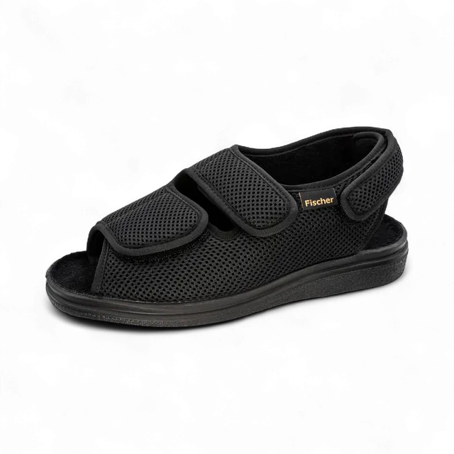 fischer-markenschuh-klett-haussandale-ortho-13985-unisex image 1