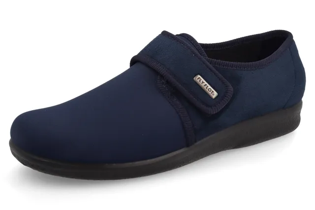 fly-flot-herren-hausschuh-microfaser-stretch-mit-klett image 1