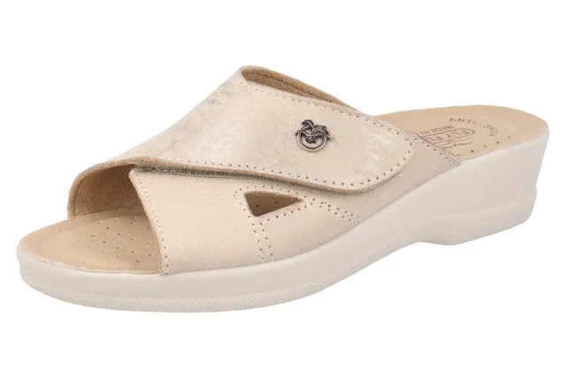 fly-flot-damen-pantolette-aus-microfaser-mit-klett-und-leder-fu-bett image 1