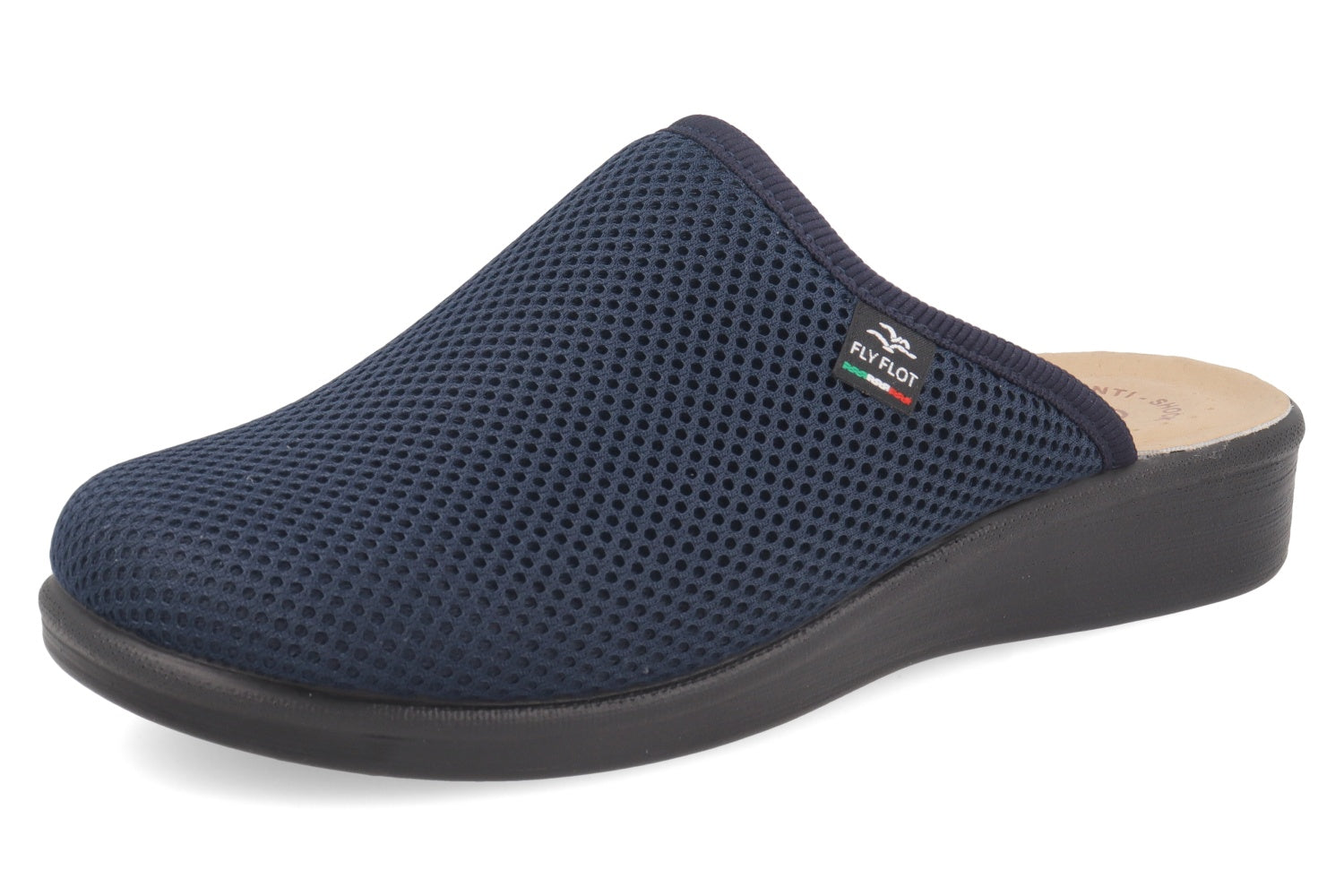 fly-flot-damen-pantolette-aus-elastischem-netz-leder-fu-bett-3-5-cm image 1
