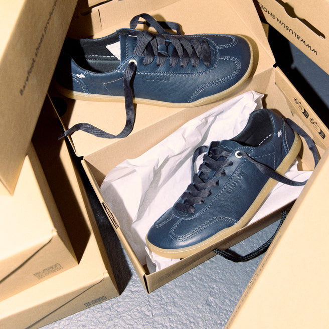 blusun-blsn-220w-damen-barfu-sneaker-navy-blue-glattleder image 2